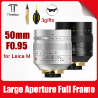 TTartisan 50mm F0.95 Camera Lens for Leica M Mount Camera Full Frame MF Large Aperture for Leica M9 M10 M240 M240P M10P M262
