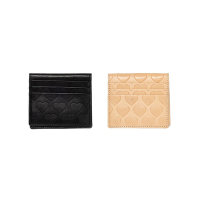 Human Made Leather Compact Wallet 皮夾 黑色/卡其 HM28GD060