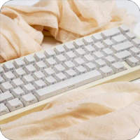 ECHOME Recycled Material Keycap Set Wheat Straw Environmental Fiber Keyboard Cap Cherry Profile Key Cap for Mechanical Keyboard