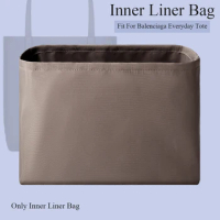 Nylon Purse Organizer Insert for Balenciaga Everyday Tote Bag Inside Bag Insert Organizer Storage Zipper Bag Organizer