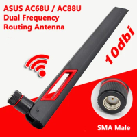 ASUS AC68U/AC88U dual frequency routing antenna gain 10DBi 2.4G 5.8G through the wall sma female interface