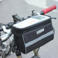 Car Bag Brompton Mobile Phone Storage Bike Holder Side Saddlebags for Motorcycle Trunks Mtb Accesories Rhinowalk
