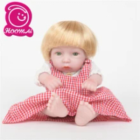 Fashion 25 Cm Bayi Lucu BEBE Reborn Boneka Manusia Hidup Mini Full Vinyl Body Silikon 10 "Baru Lahir Boneka Anak-anak Natal hadiah Kejutan