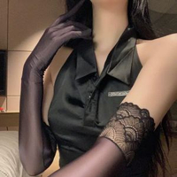 超滑黑絲蕾絲絲襪手套女款晚禮服新娘結婚婚紗手絲性感分指護袖套