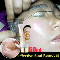 Fast Freckle Removal 24K Gold Peel-Off Facial Mask Dark Spot Corrector Deep Cleansing Whitening Brighten Skin Care Products