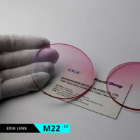 EXIA M22 Light Color Gradient Pink MR-8 1.61 Index SPH 0.00 Eyewear Lenses UV400