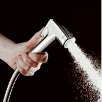 婦洗器噴槍套裝 馬桶清潔伴侶  ABS電鍍噴槍清洗器沖洗噴頭