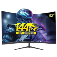 32 inch 144hz Monitors Gamer LCD Curved Monitor PC 1920*1080p HD Gaming 165hz Displays for Desktop HDMI Compatible Monitors