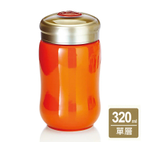 乾唐軒活瓷 | 快樂隨身杯 / 小 / 單層 / 9色 320ml-橘紅
