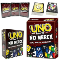 ONE FLIP! Board Games UNO Card Game uno No mercy Super Mario Christmas Card Table Game Playing for Adults Kid Birthday Gift Toy