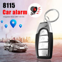 12V Car Alarm Security System Horn Siren with 2 Remote Controls Anti-Theft One-Way Automotive Alarm System Burglar Protection