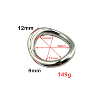 [Snake]Stainless Steel  Lock Ring Heavy Duty Metal Ball Stretcher