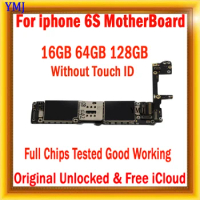16gb / 64gb / 128gb For iPhone 6S Motherboard Support Update 4G For Iphone 6S Logic boards Without /With Touch ID No ID Account