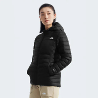 【The North Face】北臉 外套 女款 運動連帽外套 羽絨外套 防潑水 W THUNDER LT 黑 NF0A89Y4JK3