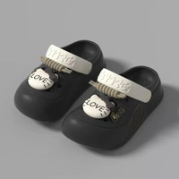 洞洞鞋女新款網紅配飾涼拖鞋夏季戶外穿厚底情侶踩屎感蠟筆小新