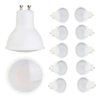 10pcs/lot GU10 LED Lamp Spotlight Bulb 7W lampara 220V gu10 bombillas led Lampada Spot light 7W Replace 60W Halogen Lamps