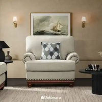 Dekoruma Tenzo LUMINA Sofa 1 Dudukan / Sofa Single Seater / Sofa Kain Single