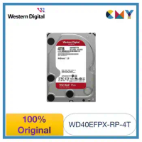 100% Original Western Digital WD Red Plus 4TB 3.5 HDD NAS Internal Hard Drive SATA 7200 rpm WD40EFPX