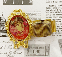 【震撼精品百貨】美少女戰士_Sailormoon~美少女戰士可置筆書籤-火星紅#44705