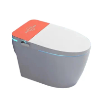 Fashion Modern Bathroom orange Smart Toilet Bidet Toilet Ceramic Intelligent Toilets