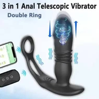 APP Remote Kontrol Prostate Anal Massager Whith Thrusting Vibrating Modes