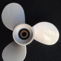 Free shipping 7 1/2x8 HIDEA propellers 4HP-6HP propellers 8 tooth spine HIDEA propellers outboard aluminium marine propeller