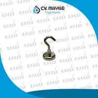 ALDO Magnetic Hook Open / Gantungan Magnet Tempel Aldo 16mm, 20mm, 25mm, 32mm [PER PCS] 25mm