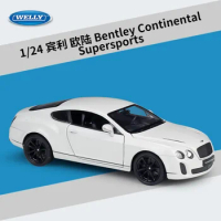 WELLY Diecast 1:24 Car Bentley Continental Supersports Metal Alloy Model Car Toy Car For Children Gifts Decoration Collection