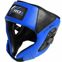 『VENUM旗艦館』RDX 英國 JHR-F1U 兒童青少年拳擊護頭盔 藍