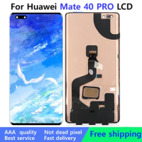 6.76 Inch AMOLED LCD Screen For Huawei Mate 40 Pro LCD NOH-NX9, NOH-AN00 Display Touch Screen Digitizer Assembly Replacement