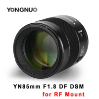 YONGNUO YN85mm F1.8R DF DSM Full Frame Camera Lens Auto Manual Focus for Canon RF EOS-R Mount 85mm F1.8 Portrait Lens