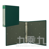 自強 美式三孔夾(PVC) 515  - 綠色【九乘九購物網】