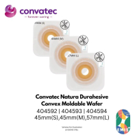 [Per Piece] ConvaTec Natura Durahesive Convex Moldable Wafer 45mm/57mm (404592/404593/404594)|EMIS+