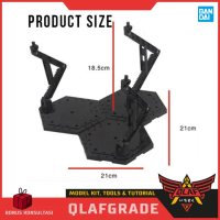 Action Base 4 Black / Display Gundam Dunpla Bandai Toy Terlaris