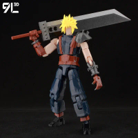 ​ 9L3D Lucky13 Cloud Strife action figure, Dummy13 model, with Buster Sword T13, multi-directional j