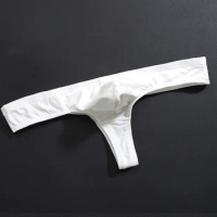 100% Brand New Men's Sexy Cotton Thong Underwear Low Rise Stretch G-String T-Back Briefs Men's Cotton Briefs