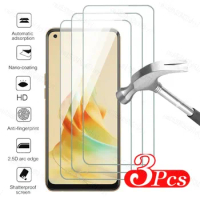 3PCS For OPPO Reno 8T Glass for Reno 8T 8 7 6 5 4 Pro Lite Tempered Glass Full Protective Screen Protector For Reno8 T 4G Glass