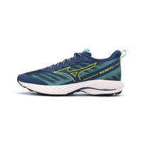 MIZUNO WAVE RIDER GORE-TEX 2 慢跑鞋  藍黃湖綠 J1GC247902 男