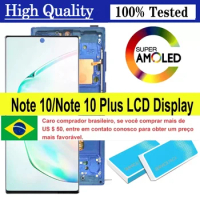 Best Quality Super AMOLED Display Note 10+ for Samsung Note 10 N970F Note 10 Plus N975 LCD Touch Screen Digitizer Repair Part