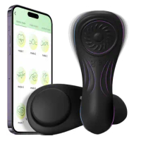 APP Remote Control Vibrating Panties Clitoral Vibrator with Strong Magnetic Clip, 9 Vibration Modes Butterfly Vibrator G-spot F