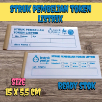 STRUK PEMBELIAN TOKEN LISTRIK | NOTA TOKEN LISTRIK MURAH ISI 50 LEMBAR