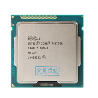 i7 3770K Quad Core 3.5GHz LGA 1155 8MB Cache TDP 95W Desktop CPU Support Z77 Motherboard