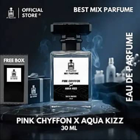 AR FRAGRANCE - MIX PARFUM PINK CHYFFON X AQUA KIZZ 30ML | PARFUM PRIA WANITA WANGI BEST SELLER