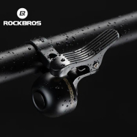 ROCKBROS Bicycle Bell Horn Handlebar Cycling Call Bike Alloy Ring Crisp Sound Warning Alarm For Safety MTB Road Bike Accessories