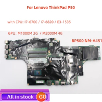 NM-A451 motherboard For Lenovo ThinkPad P50 laptop motherboard with CPU I7 6820 / I7 6700 M1000M / M2000M 2G / 4G 100% test work