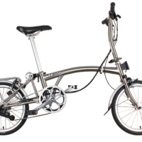 3SIXTY Folding Bike 6speed M&amp;S-Bar S6 Electro Silver