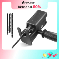 ALLEFIX Adaptor Bor Cover Saw Sambungan Bor Jadi Gergaji, Cocok untuk Memotong PVC, Besi, Kayu, dan 