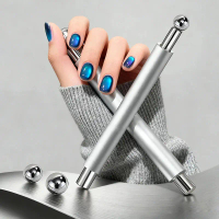 2 cat-eye magnets, double-headed nail art stick, round steel magnetic balls, strong magnets for gel 