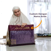 Sajadah Sandar Multifungsi Untuk Sender / Duduk - Asyraf Custom Nama