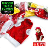 SEMPATI GROSIR Baju Kucing Hoodi Hoodie Kupluk Sempati Isi 10 Pcs Baju Kucing Anjing Kitten Puppy Ke